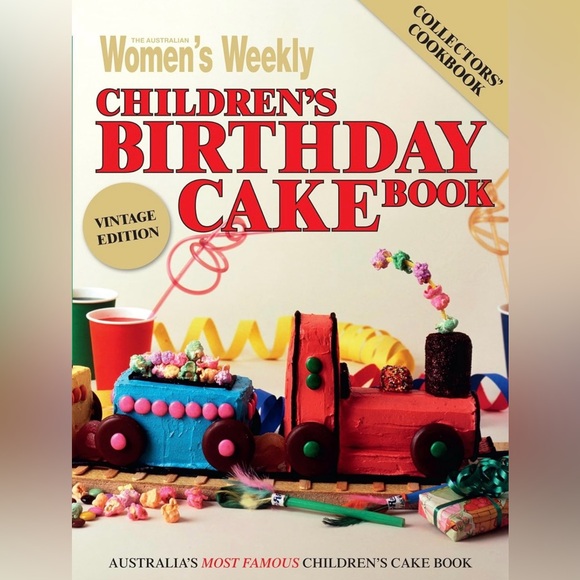 Bluey duck cake recipe Vintage Australian Women's Weekly Children's Birthday 80s - Picture 2 of 11